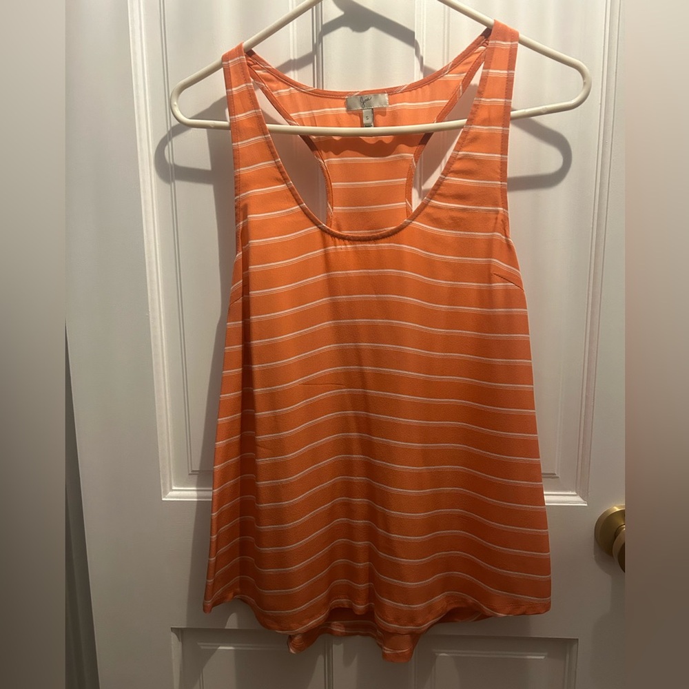 Joie racerback silk tank top